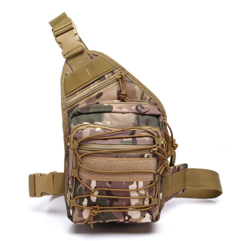Tactical Concealed Carry Shoulder Bag – Crossbody Chest Pack with Quick Access Gun Holster, Small Sling Backpack for Pistol