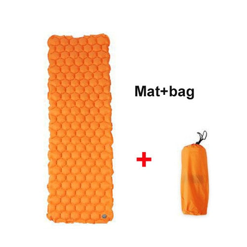 Air Mattress Sleeping Mat Outdoor Camping Pad Waterproof Inflatable Mattress Cushion for Backpacking Hiking Travel Beach