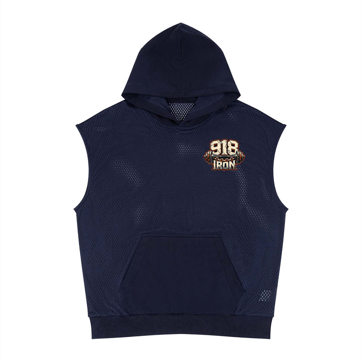 918 Iron Sleeveless Hoodie