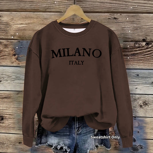 Round neck hoodie for women