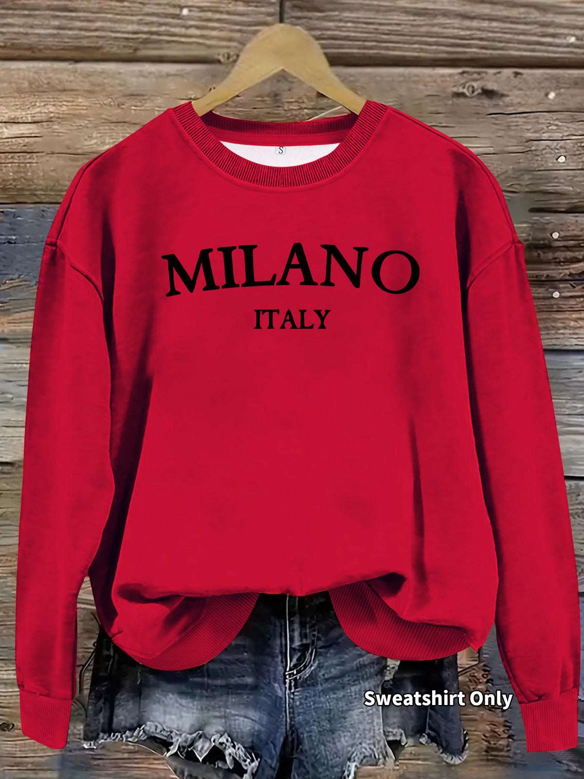 Round neck hoodie for women