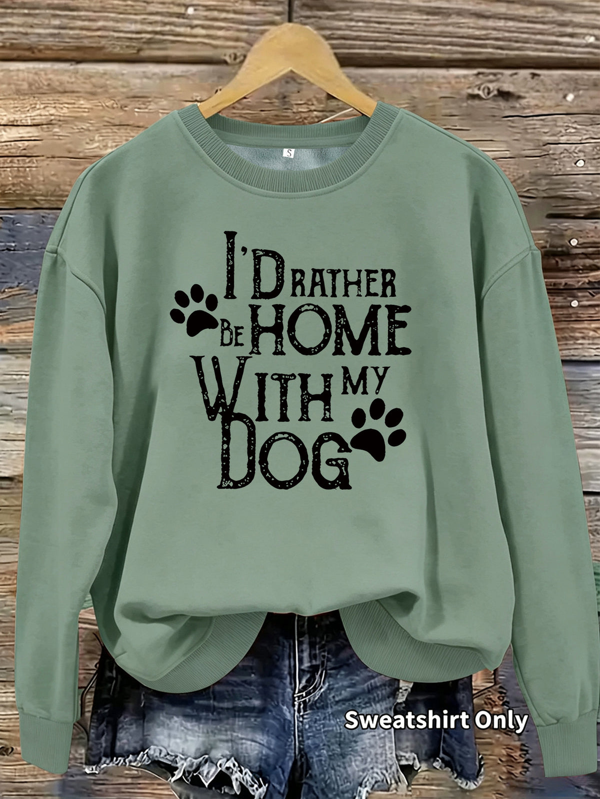Dog enthusiast printed hoodie