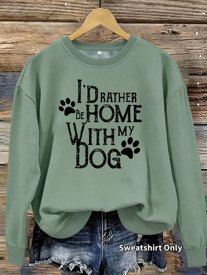 Dog enthusiast printed hoodie