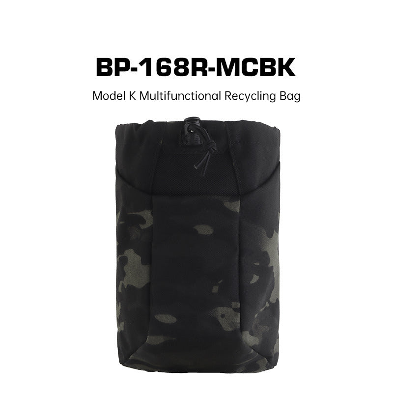Tactical MOLLE Dump Pouch – Folding Magazine Recovery Bag, Hunting Waist Belt Multi-Purpose Recycling Pouch