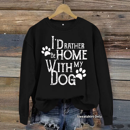 Dog enthusiast printed hoodie