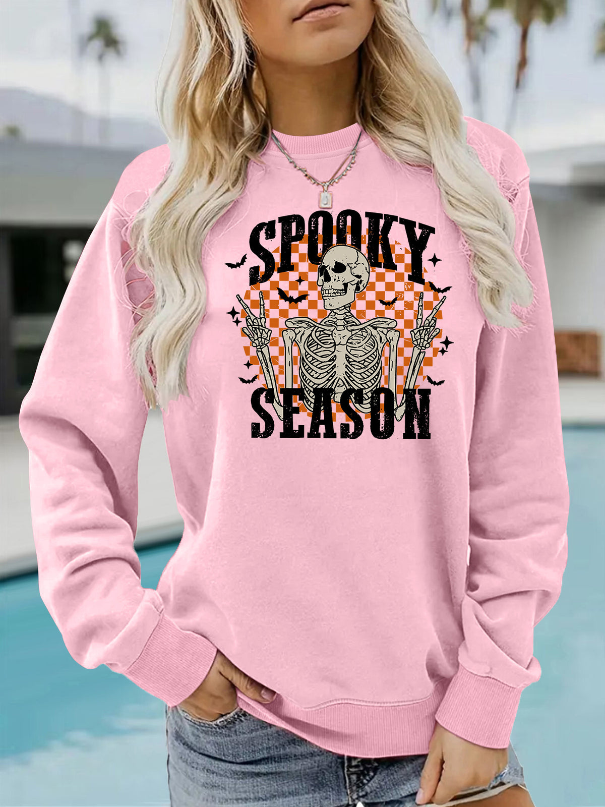 Bottom long sleeved fleece hoodie