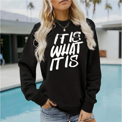Loose velvet sweatshirt