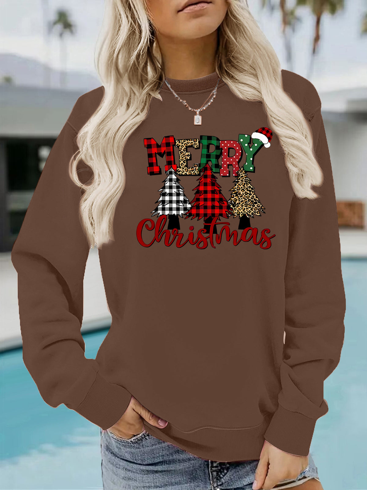 Long sleeved fleece hoodie