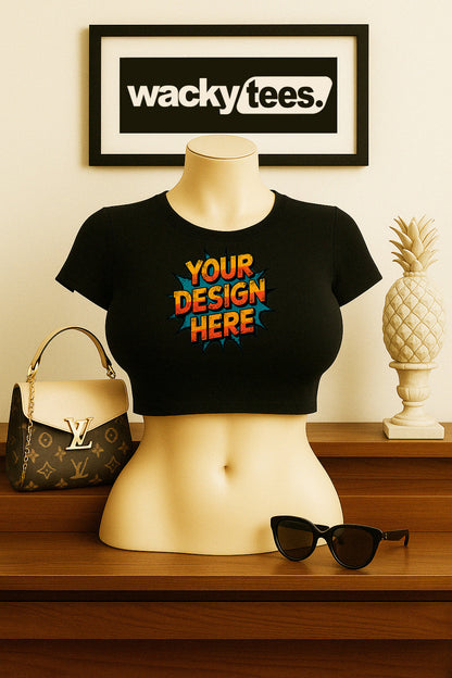 Your Custom Design - Logo - Portrait - Text - Artwork Digitally Printed Premium Graphic Tee Shirt