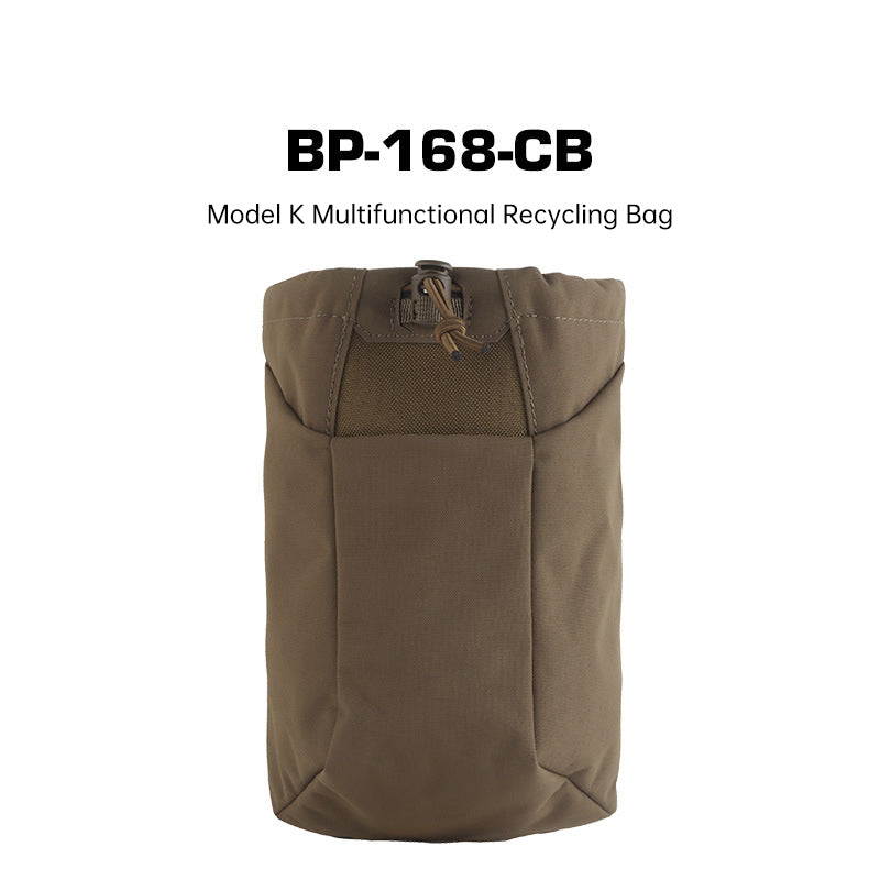 Tactical MOLLE Dump Pouch – Folding Magazine Recovery Bag, Hunting Waist Belt Multi-Purpose Recycling Pouch