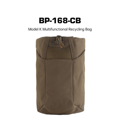 Tactical MOLLE Dump Pouch – Folding Magazine Recovery Bag, Hunting Waist Belt Multi-Purpose Recycling Pouch