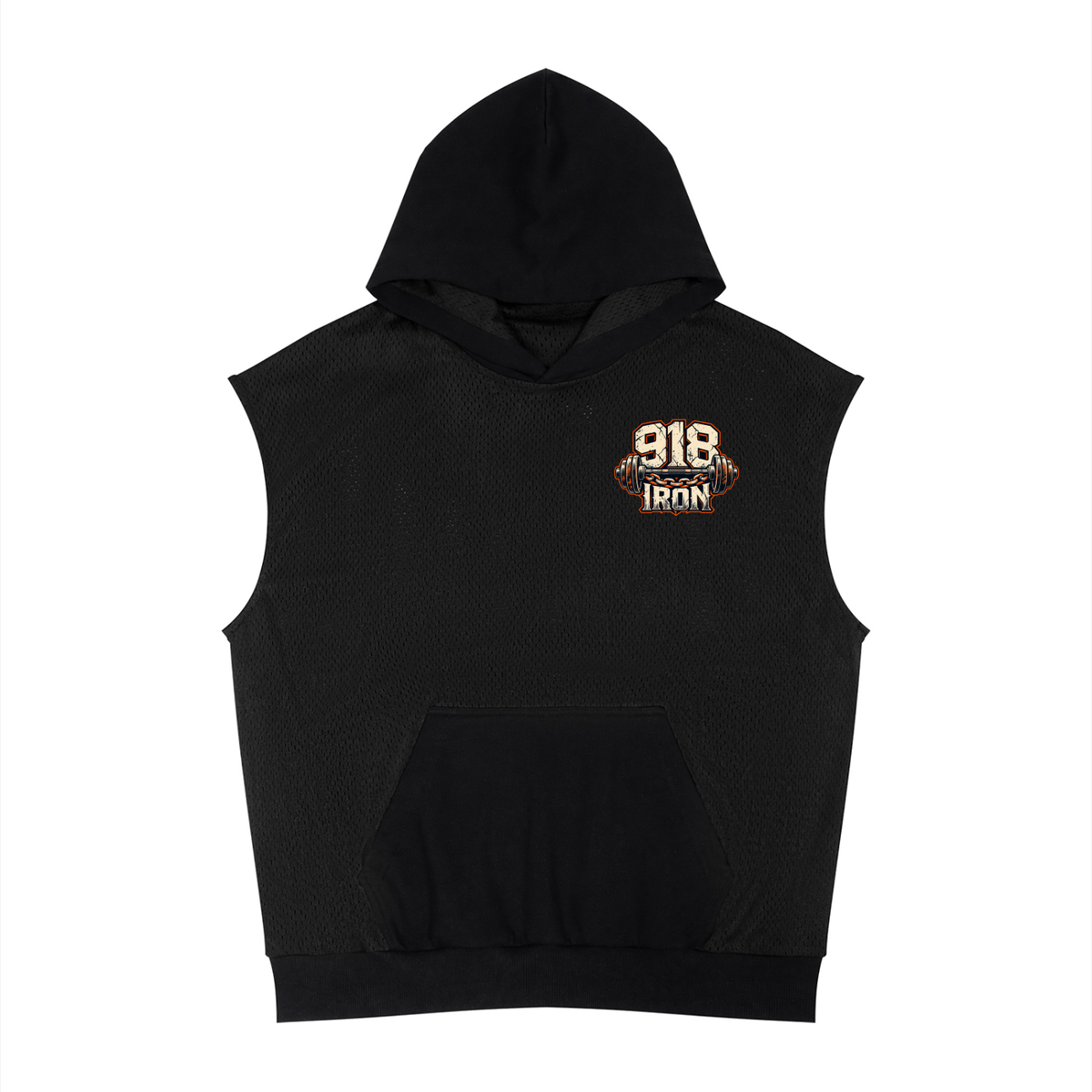 918 Iron Sleeveless Hoodie