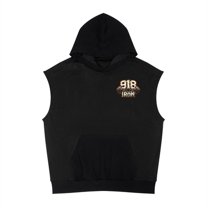 918 Iron Sleeveless Hoodie