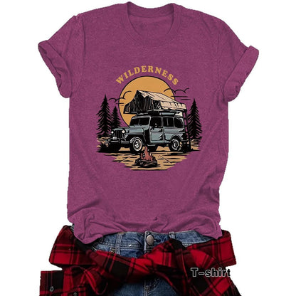 Short sleeved WILDERNESS camping vehicle