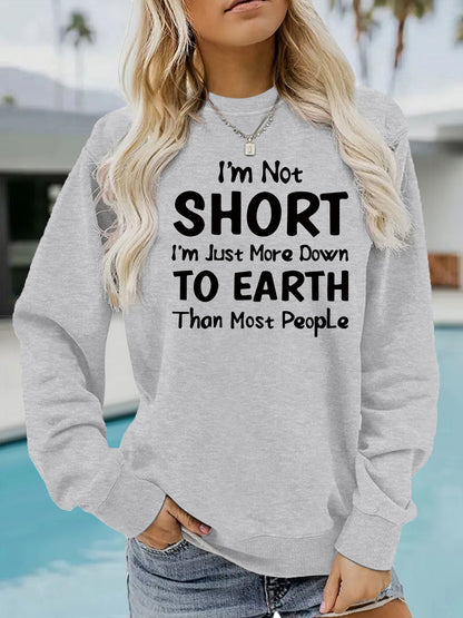 Round neck fleece hoodie