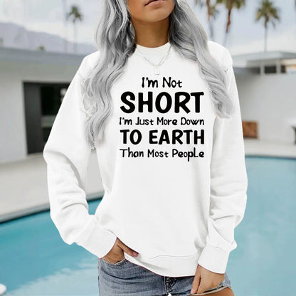 Round neck fleece hoodie