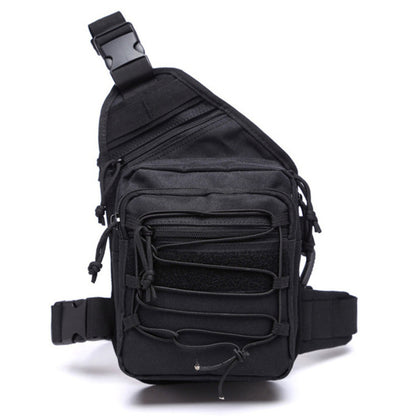 Tactical Concealed Carry Shoulder Bag – Crossbody Chest Pack with Quick Access Gun Holster, Small Sling Backpack for Pistol