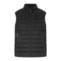 Lightweight Down Vest for Men and Women, Horizontal Quilting Multi-Zipper Pockets