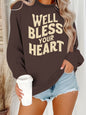 Letter long sleeved hoodie