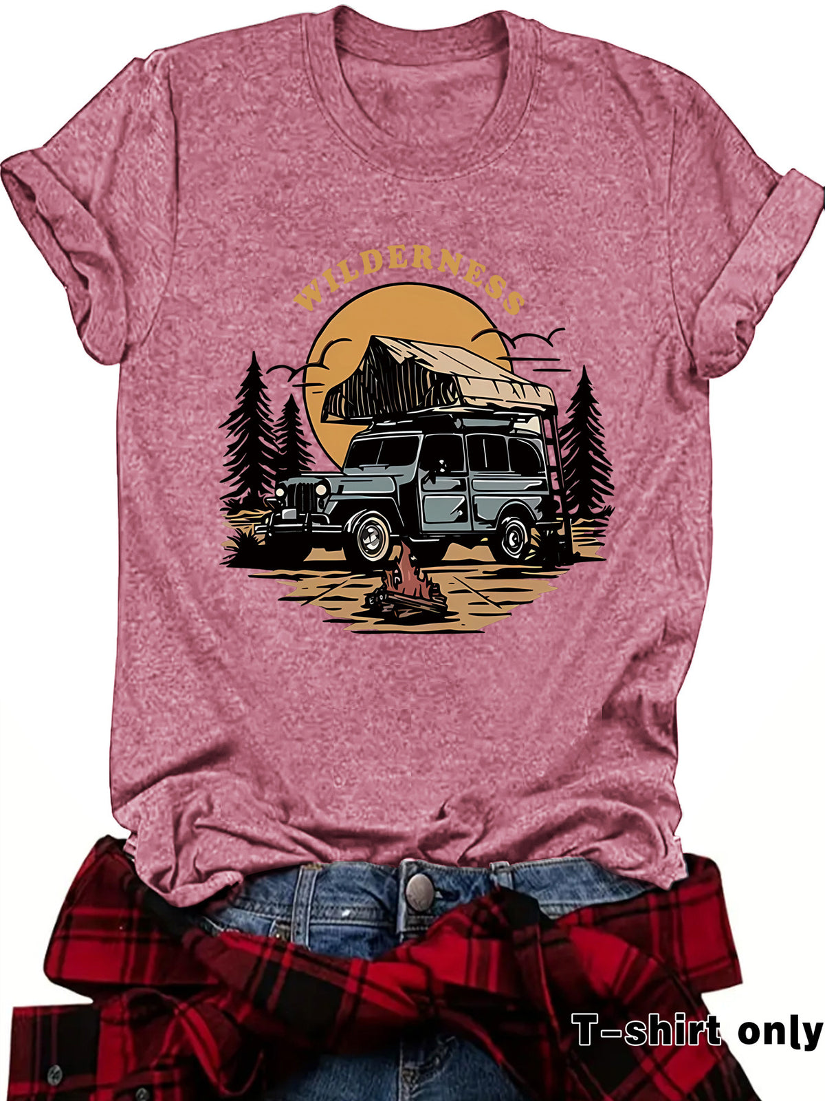 Short sleeved WILDERNESS camping vehicle