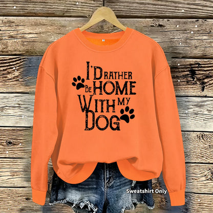 Dog enthusiast printed hoodie
