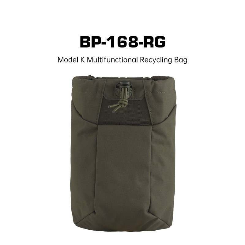 Tactical MOLLE Dump Pouch – Folding Magazine Recovery Bag, Hunting Waist Belt Multi-Purpose Recycling Pouch