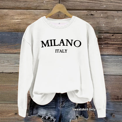 Round neck hoodie for women