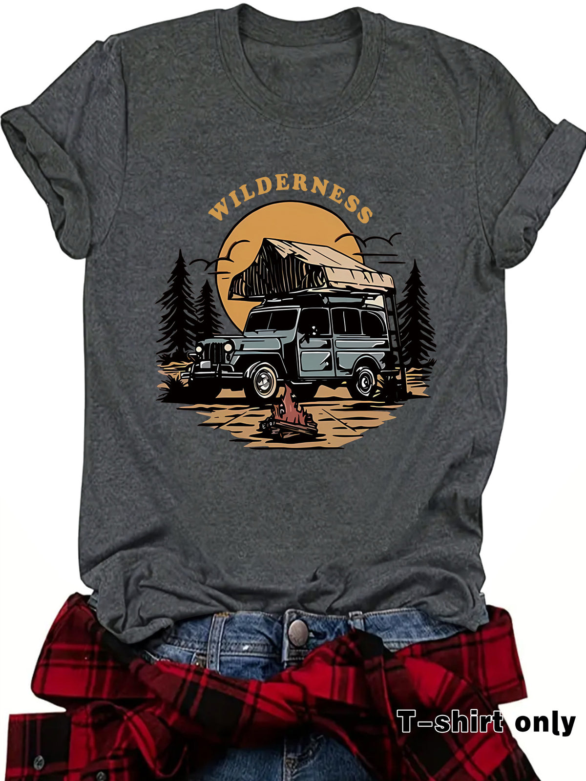 Short sleeved WILDERNESS camping vehicle