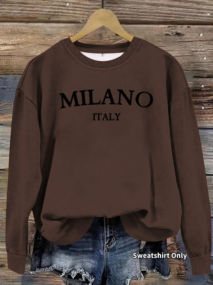 Round neck hoodie for women