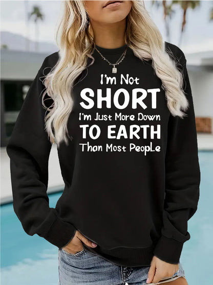 Round neck fleece hoodie
