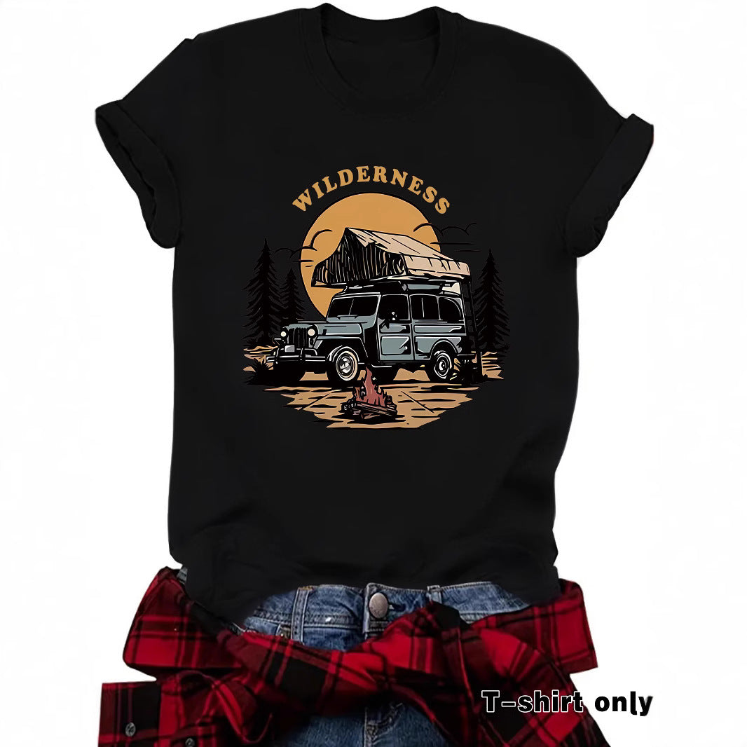 Short sleeved WILDERNESS camping vehicle