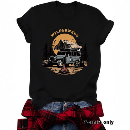 Short sleeved WILDERNESS camping vehicle