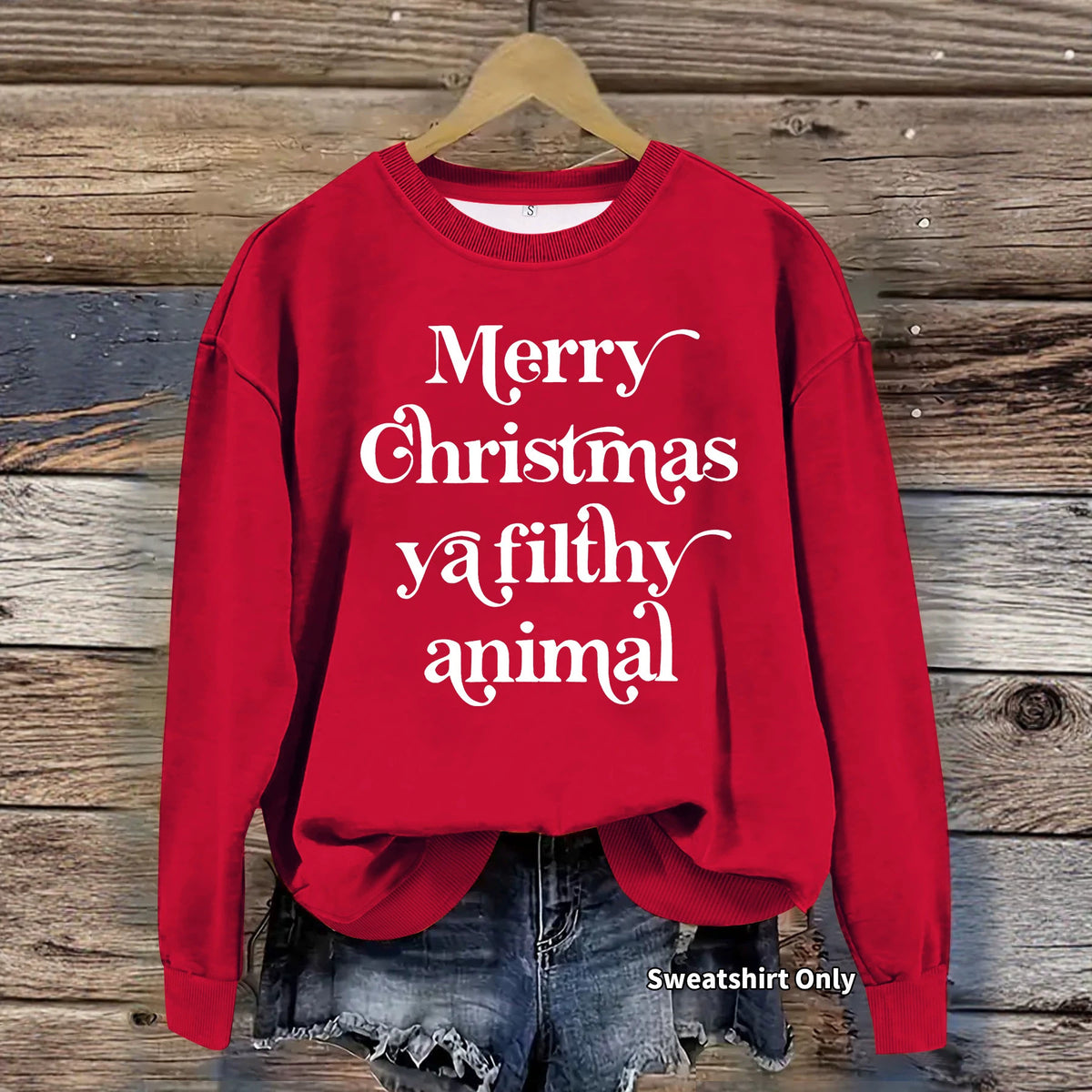 Letter printed long sleeved hoodie