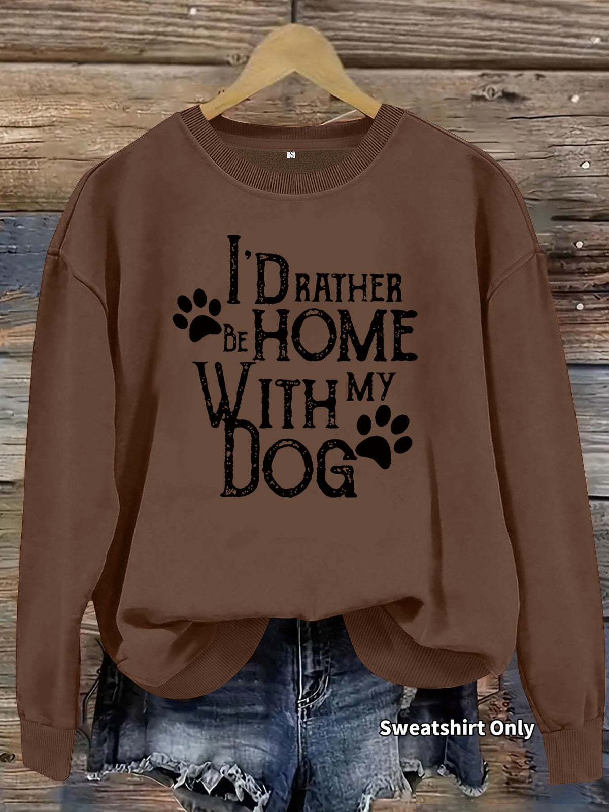 Dog enthusiast printed hoodie