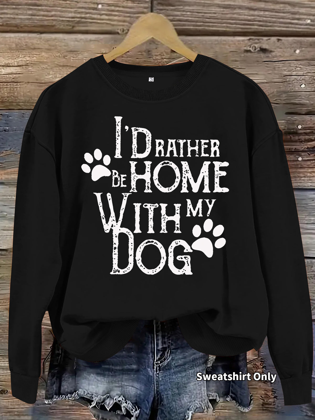 Dog enthusiast printed hoodie