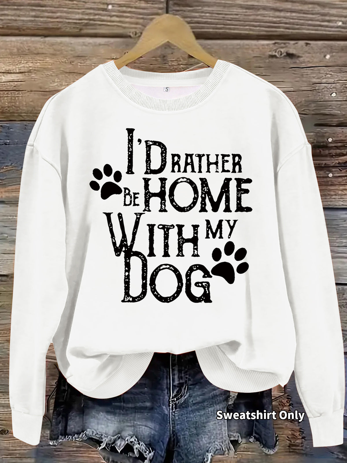 Dog enthusiast printed hoodie