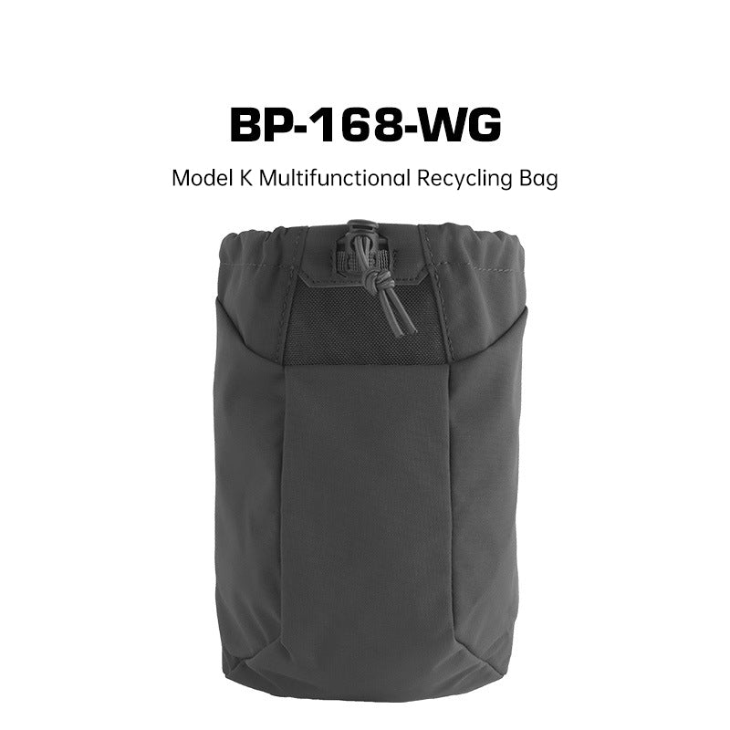 Tactical MOLLE Dump Pouch – Folding Magazine Recovery Bag, Hunting Waist Belt Multi-Purpose Recycling Pouch