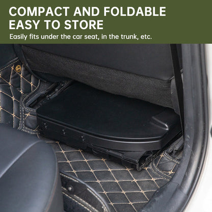 Portable PU Toilet with Lid – 200KG Capacity Mobile Camping Potty for Adults, Car Emergency Commode for Outdoor Adventures