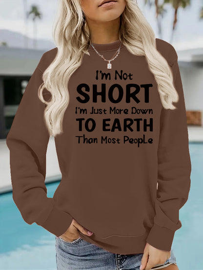 Round neck fleece hoodie