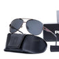 Polarized Pilot Sunglasses for Men Original Italian Luxury Brand Sunglasses Fashion UV Resistant Driving Business Policer Shades